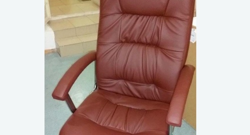 Обтяжка офисного кресла. Черняховск